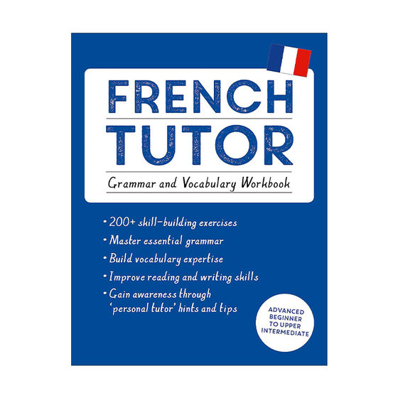 原版 Teach Yourself French Tutor Grammar and Vocabulary Workbook 自学法语 语法和词汇练习 进口原版书籍