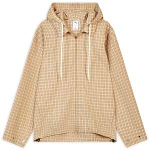 
Pure cotton retro plaid sports jacket for men and women PUMA official new summer casual jacket 636246