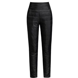 Down pants for women wear high-waisted middle-aged and elderly people in winter new slim and thick elastic white duck down warm cotton pants