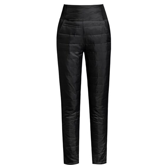 Down pants for women wear high-waisted middle-aged and elderly people in winter new slim and thick elastic white duck down warm cotton pants