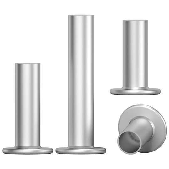 Gb875 스테인레스 스틸 304 플랫 헤드 세미 할로우 리벳 m2 m3 m4 m5 m6