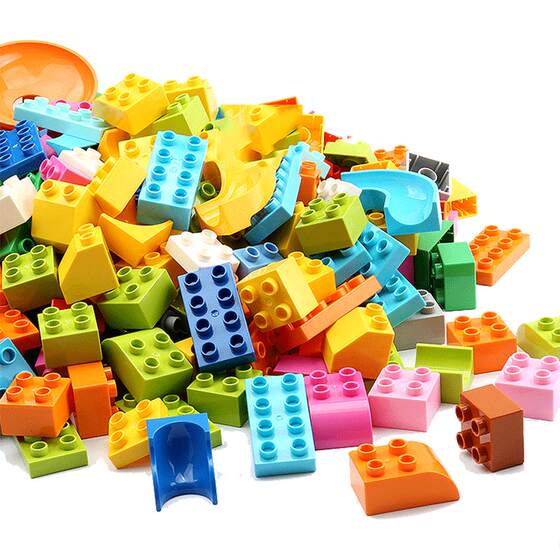 
Feile large particle bulk DIY building blocks 1*0.5kg packed with large building blocks Children's Day gift
