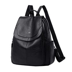 New model of top layer cowhide large capacity women's travel bag