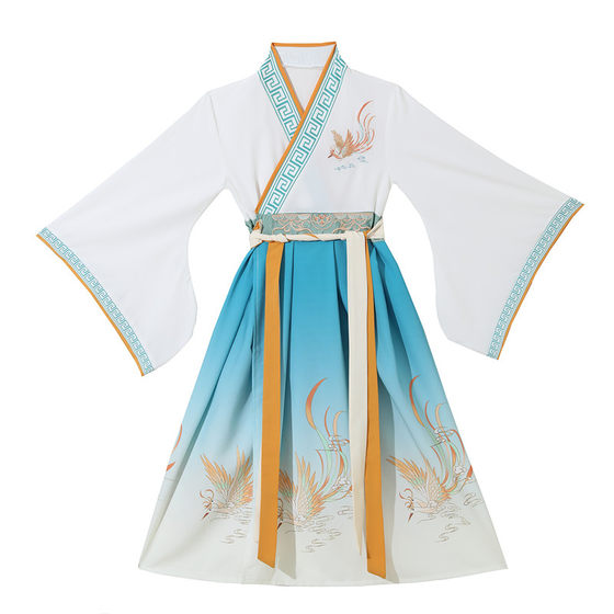 Hanfu boys' national school uniforms children's Chinese style ancient costume book children's clothing three-character classics disciple rules primary school students' performance costumes