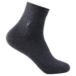 POLO genuine whole cotton socks male pure cotton odor anti -odor summer thin pure color, socks sucking sweat black business socks
