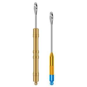 
Blind hook remover, deep throat stainless steel decoupler, hook remover, fish remover, multi-functional sub-line knotter, fishing return