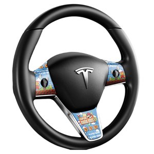 
Doctor of Automobile suitable for Tesla steering wheel film modelly/3 renewal version interior sticker modification accessories