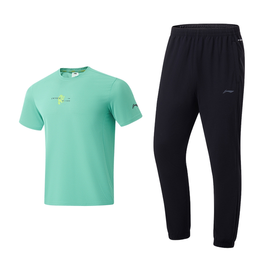 
Li Ning quick-drying sports pants men's summer new fitness cool comfortable breathable running training straight casual trousers