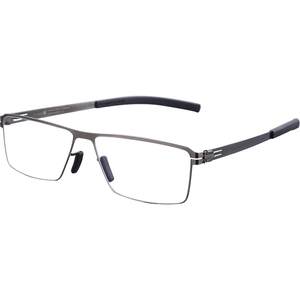 No screw glasses frame German metal ultra -light black glasses rack full -frame men's myopia anti -blue light with mirror customization