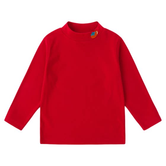 
Dudu family children's New Year's greetings festive boys' children's clothing long-sleeved inner wear girls' T-shirts boys' tops bottoming t winter category