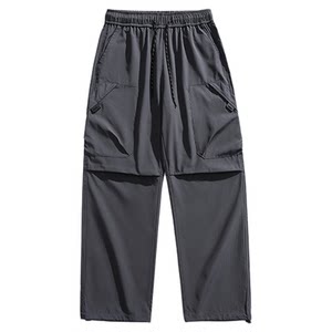 
UNCLEBLUE trendy brand functional waterproof mountaineering windproof charging pants outdoor three-proof casual sports overalls trousers