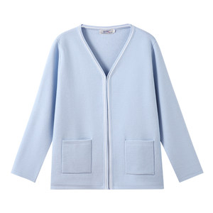 Buyway High -quality Nurse sweater cardigan knit sweater jacket thickened autumn and winter night work clothes work clothes
