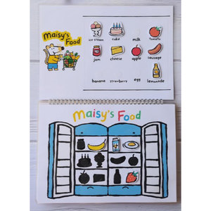 
Maisy mouse Bobo spends the New Year quiet book finished children interactive game puzzle early education DIY English enlightenment