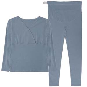
Pregnant women's autumn clothes and autumn pants suit breastfeeding pajamas spring and autumn thin thermal underwear cotton postpartum base winter confinement suit