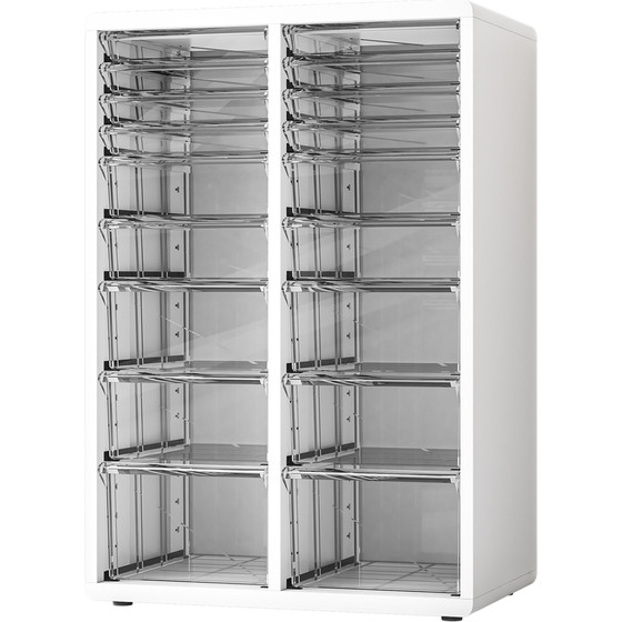 
Arc manicure cabinet flat bottom drawer type installation-free multi-layer makeup pinch storage cabinet nail polish glue classification storage cabinet