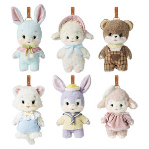 
Bobo Nuts Street Corner Play House Bobo Jar Plush Doll Pendant Bag Doll Pendant New Year’s Gift for Women