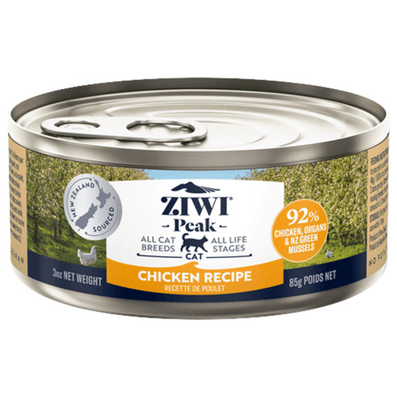 Local cat pet ZiwiPeak ZiwiPeak Peak Canned Cat 85g Single Can Multi-flavor Cat Wet Food Main Food