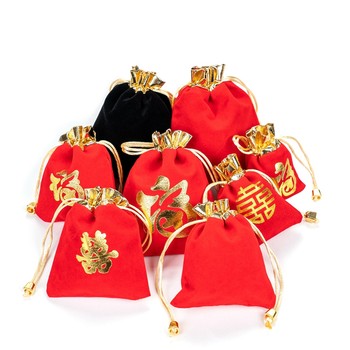 Manufacturer Direct selling custom wholesale plus LOGO velvet bag
