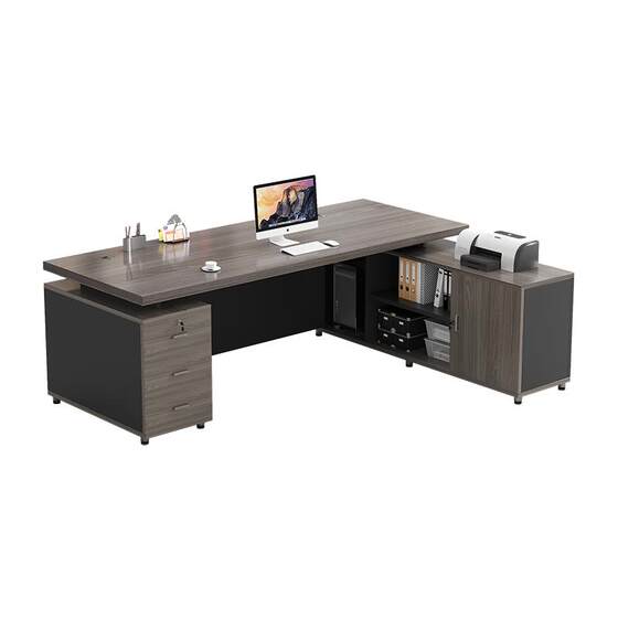 
Office desk chair office simple modern boss desk office furniture combination set president manager large desk