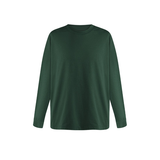 
No. 22 wear 100% cotton bottoming shirt men's high-end casual long-sleeved solid color simple T-shirt shirt