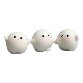 Bored cute little dumpling desktop ornaments heal emotions and relieve office workstation decorations