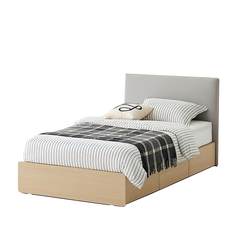 Fabric bed Hansen high box storage double modern simple