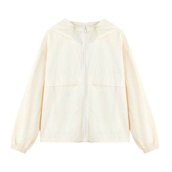 
Qiushui Yiren sunscreen short coat for women summer 2026 new style cool drawstring loose and light casual sunscreen top