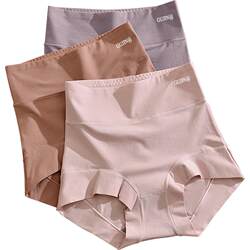 Ancient and modern women's pure cotton high waist underwear