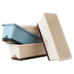 
Stanley lazy people's special balcony planting pot rectangular vegetable planting pot household long strawberry pot self-absorbent flower planting