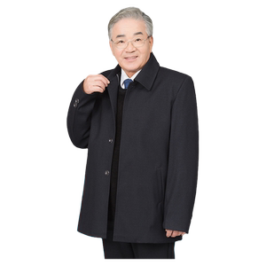 Thick autumn old father dressing jacket in middle and old men's men's autumn, old man jacket, old grandfather put on clothing
