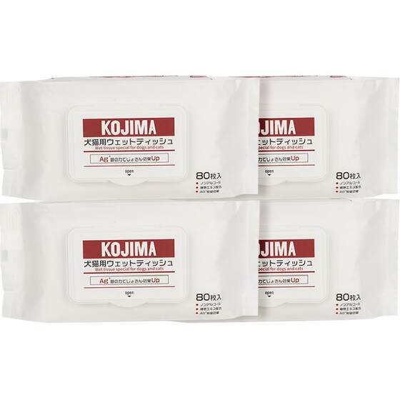 
KOJIMA pet deodorizing and antibacterial wipes special no-wash dog tear stain cat wet wipes cleaning supplies