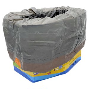
Children's folding portable toilet stool for babies' toilet special disposable thickened rope replacement bag for car