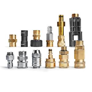 Greenfield out of water quickly plugged in connection 3/8 high -pressure pipe m22 anti -wound water gun 1/4 self -lock car washing machine copper accessories