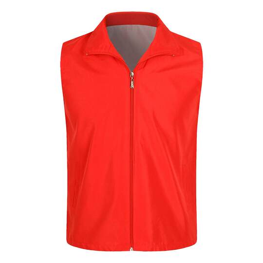 Gilet De Travail Personnalisable – 100% Polyester, Avec Fermeture Zip Et Poches, Pour équipe, événement, Supermarché (tailles S-5XL)