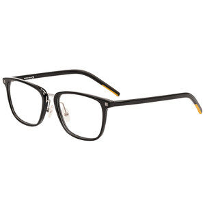 
Black frame myopia glasses men's trendy flat light anti-blue light goggles showing face small ultralight plate glasses frame
