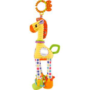 
jollybaby baby rattle car comforting bed bell toy 0-1 year old newborn crib safety seat pendant