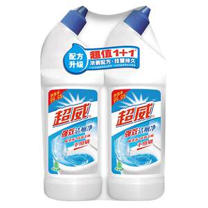4 bottles of super prestige toilet liquid toilet clean urine dirt toilet cleaner cleaning agent to yellow toilet deodorizing household cleaning toilet cleansing