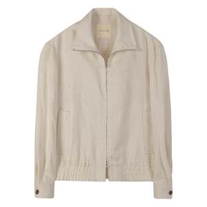 [100% French linen] CULTUM open pattern machine washable breathable old money Harrington jacket men's casual jacket