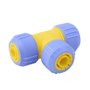 Water pipe connection 4 minutes 6 minutes one inch hose joint water hose quick tee joint accessories plastic splitter
