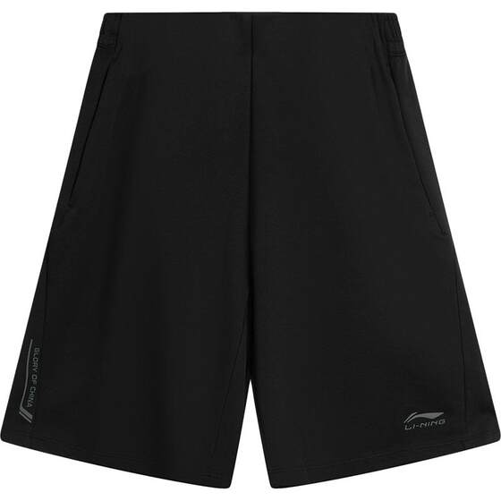 
Li Ning Honor丨Short sweatpants men's official authentic black pants summer shorts knitted breathable sports pants