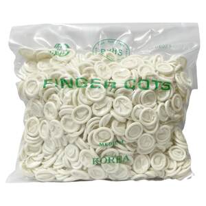 Disposable latex finger sleeve guard finger finger nail tattoo wear -resistant industrial labor insurance anti -static anti -slip thick rubber case
