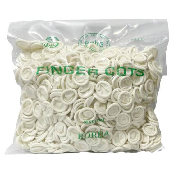 Disposable latex finger sleeve guard finger finger nail tattoo wear -resistant industrial labor insurance anti -static anti -slip thick rubber case
