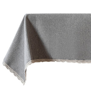 
Tablecloth, cotton and linen fabric, no washing, oil-proof and waterproof tea table, rectangular tablecloth dining table 2025 new light luxury high-end feeling