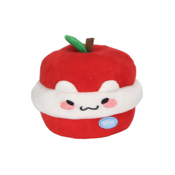 元気喵丨圣诞礼物苹果狗玩具猫薄荷响纸发声抱枕宠物玩具猫玩具