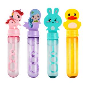 Children's mini bubble blowing stick handheld manual small bubble machine supplementor concentrate liquid water female boy toys
