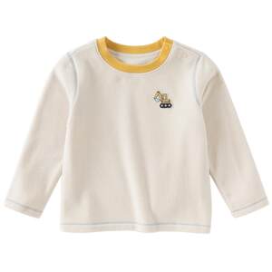 
David Bella children's long-sleeved T-shirt autumn and winter boys' bottoming shirt medium and large children's warm polar fleece inner top category A