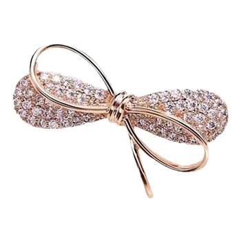 Bow anti-lighting artifact high-end small brooch