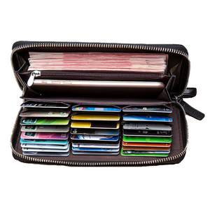 
American Bison Men's Wallet Long Leather Multi-Card Handbag Card Bag Integrated Coin Wallet 2025 New Wallet