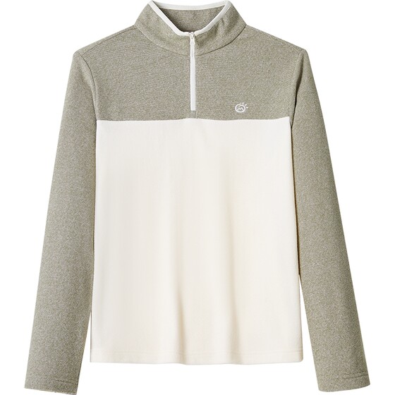 
Tantuo Outdoor Warm Fleece Jacket for Men and Women Jacket Liner Bottoming Shirt Hiking Stand Collar Long Sleeve T-shirt