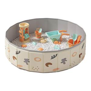 Children's space toy sand pool digging sand set non -toxic indoor trustees, babies, amusement ocean ball fence pool